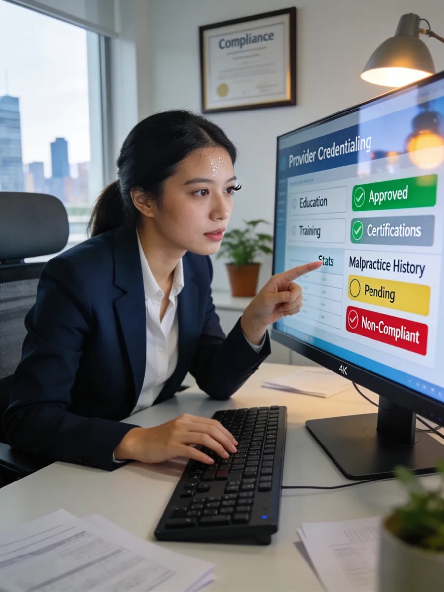 Provider Credentialing — services section image