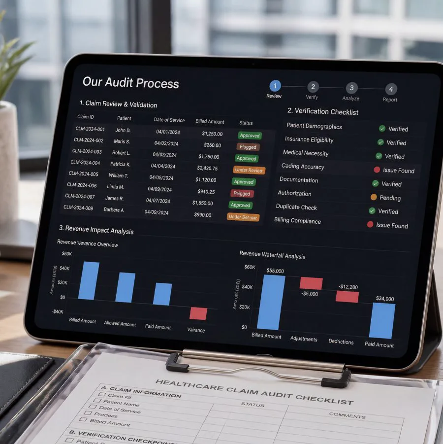 Medical Claims Audit — process section image